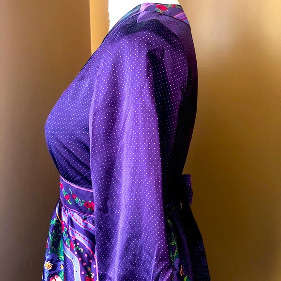 Long sleeve Kimono mini dress - Picture 3 of 7